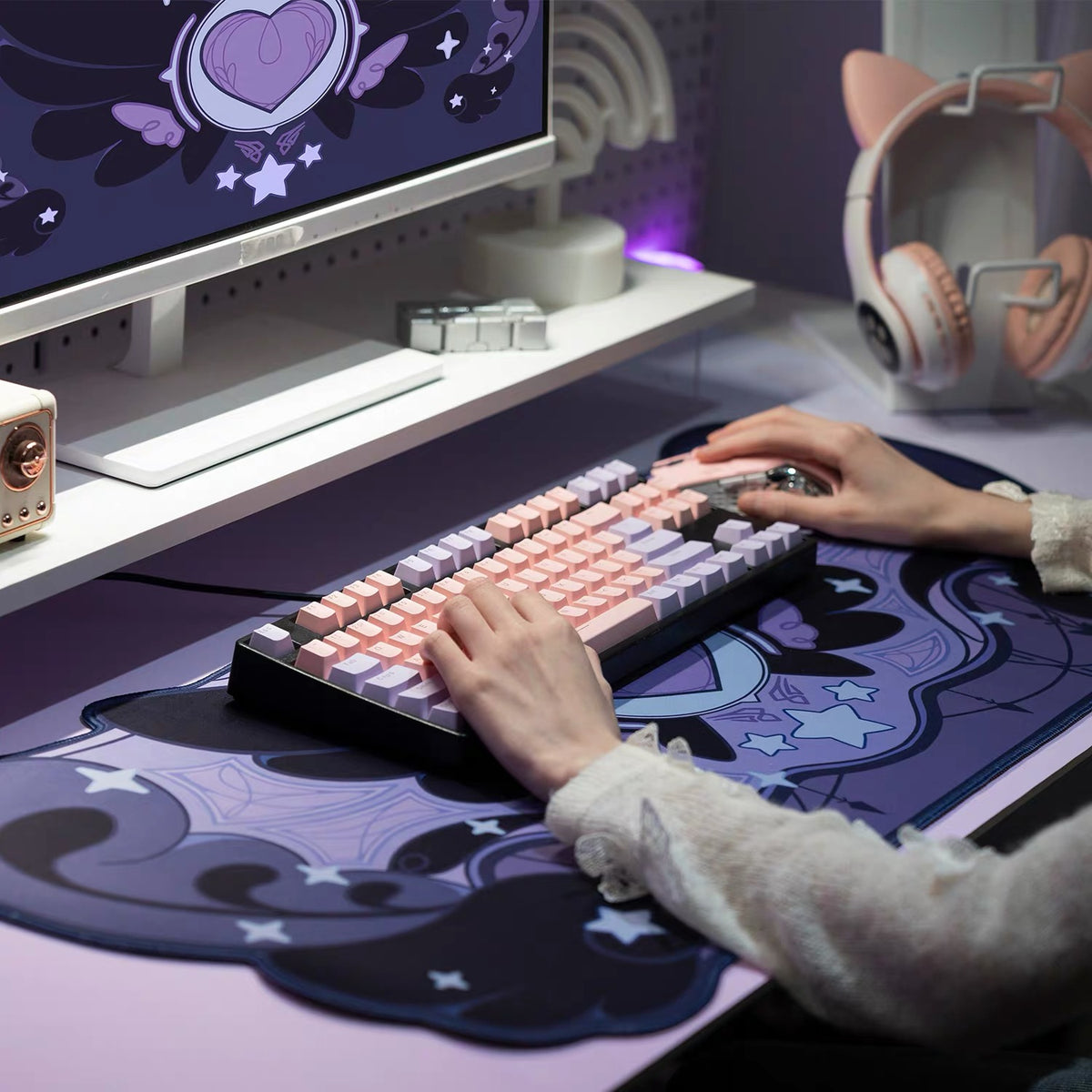 Dark Star Wishes Desk Mat & Rest Set