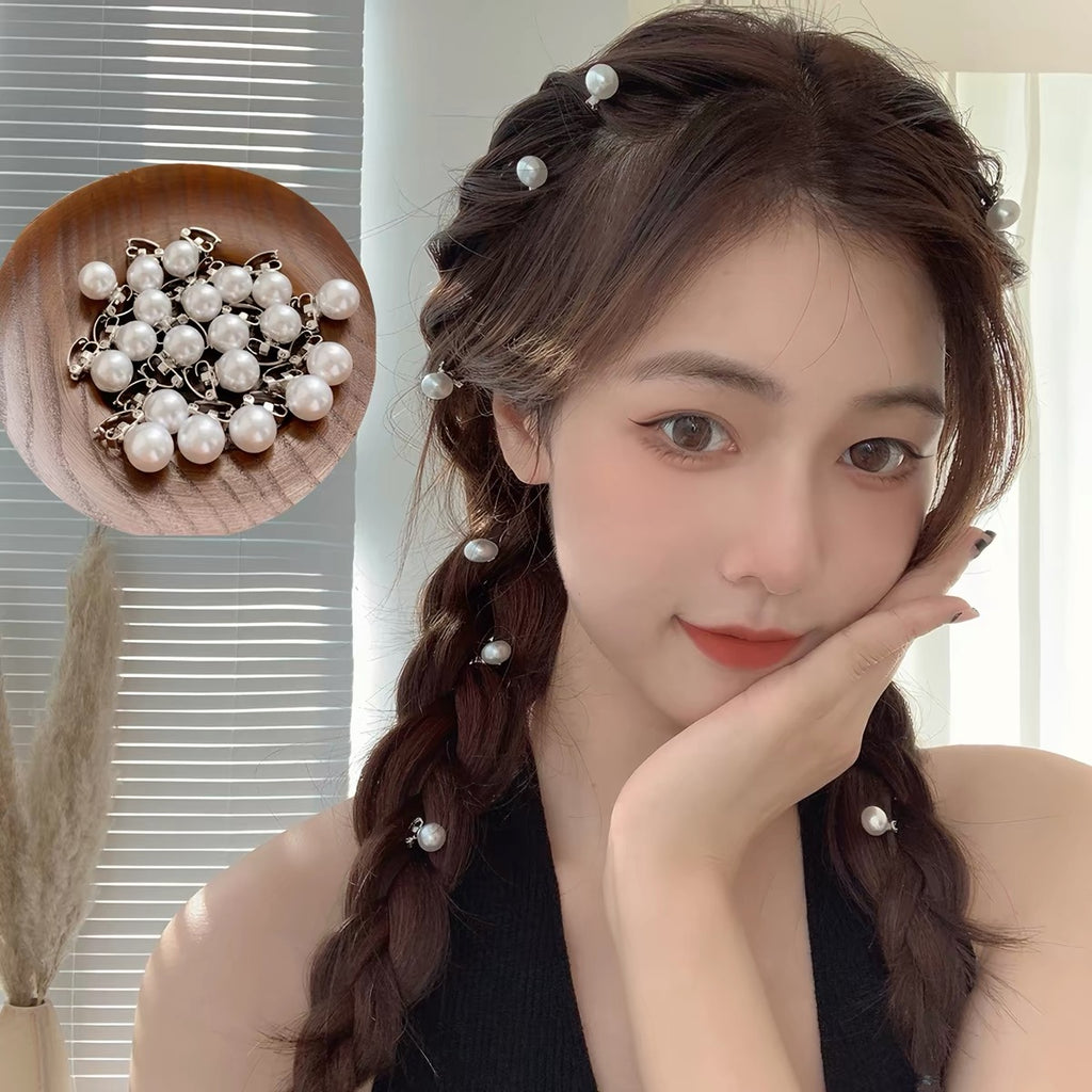 Mini Pearl Hair Clips