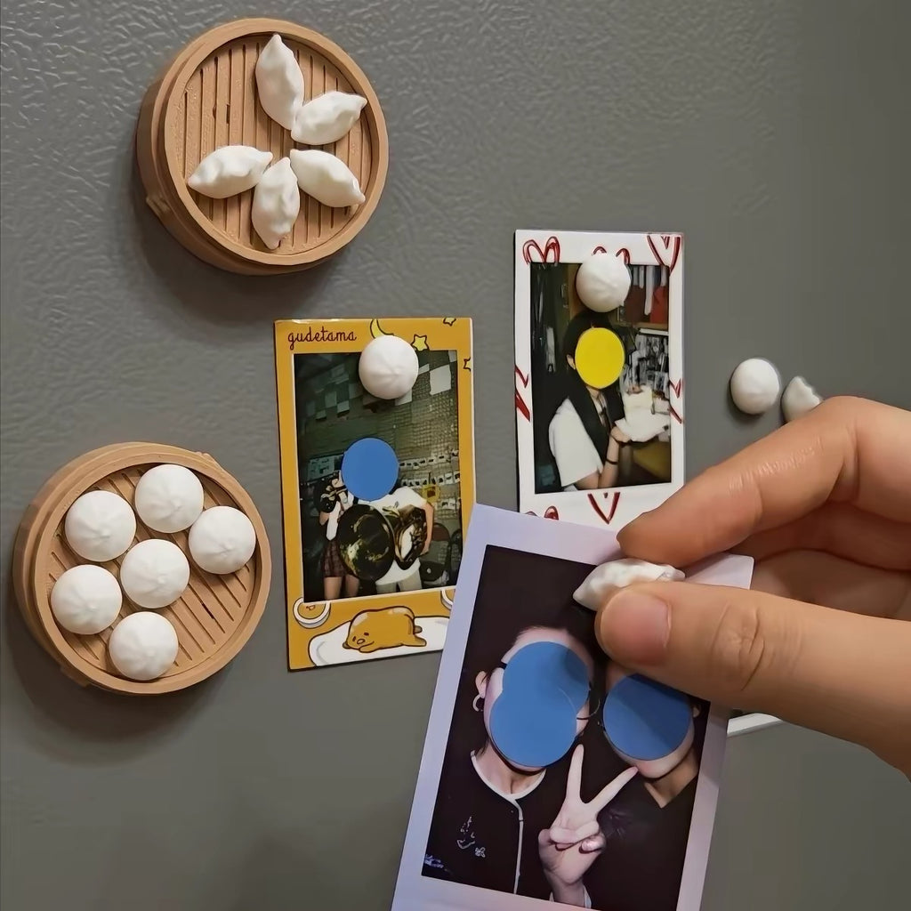 Mini Dumpling Fridge Magnet Set
