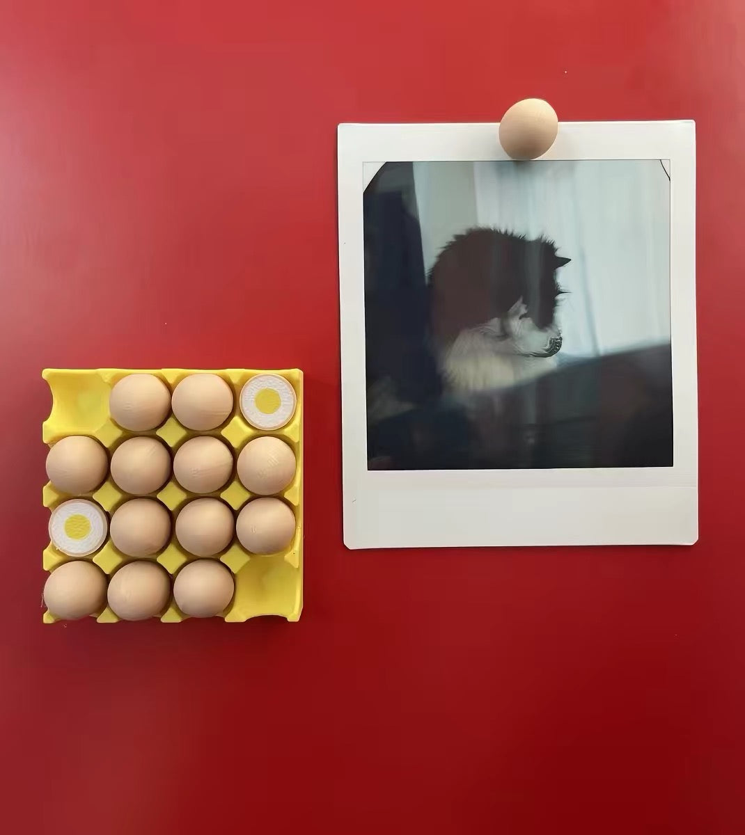 Mini Egg Carton Fridge Magnet Set