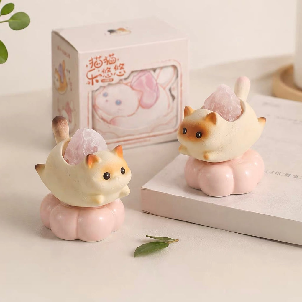 Sakura Cat Aroma Stone Diffuser