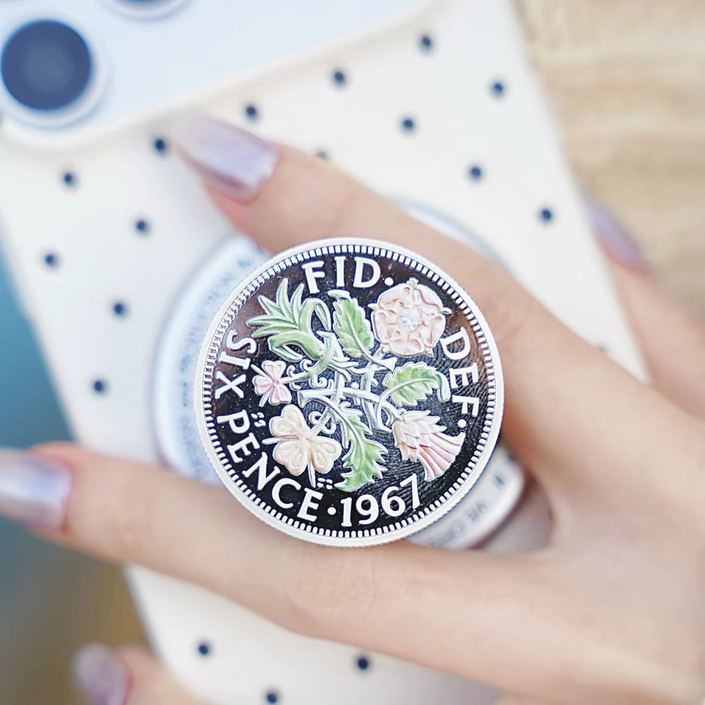 PERCH HOLD Six Pence Magnetic Phone Grip