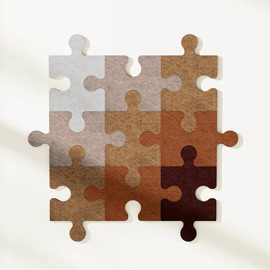 Puzzle Piece Felt Wall Pin Board
