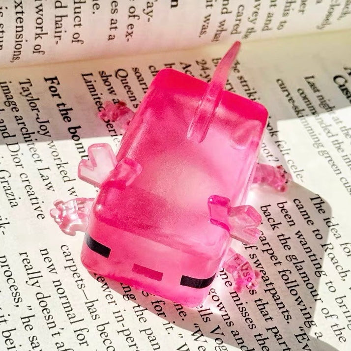 Pixel Axolotl • Maltose Stress Ball Squishy