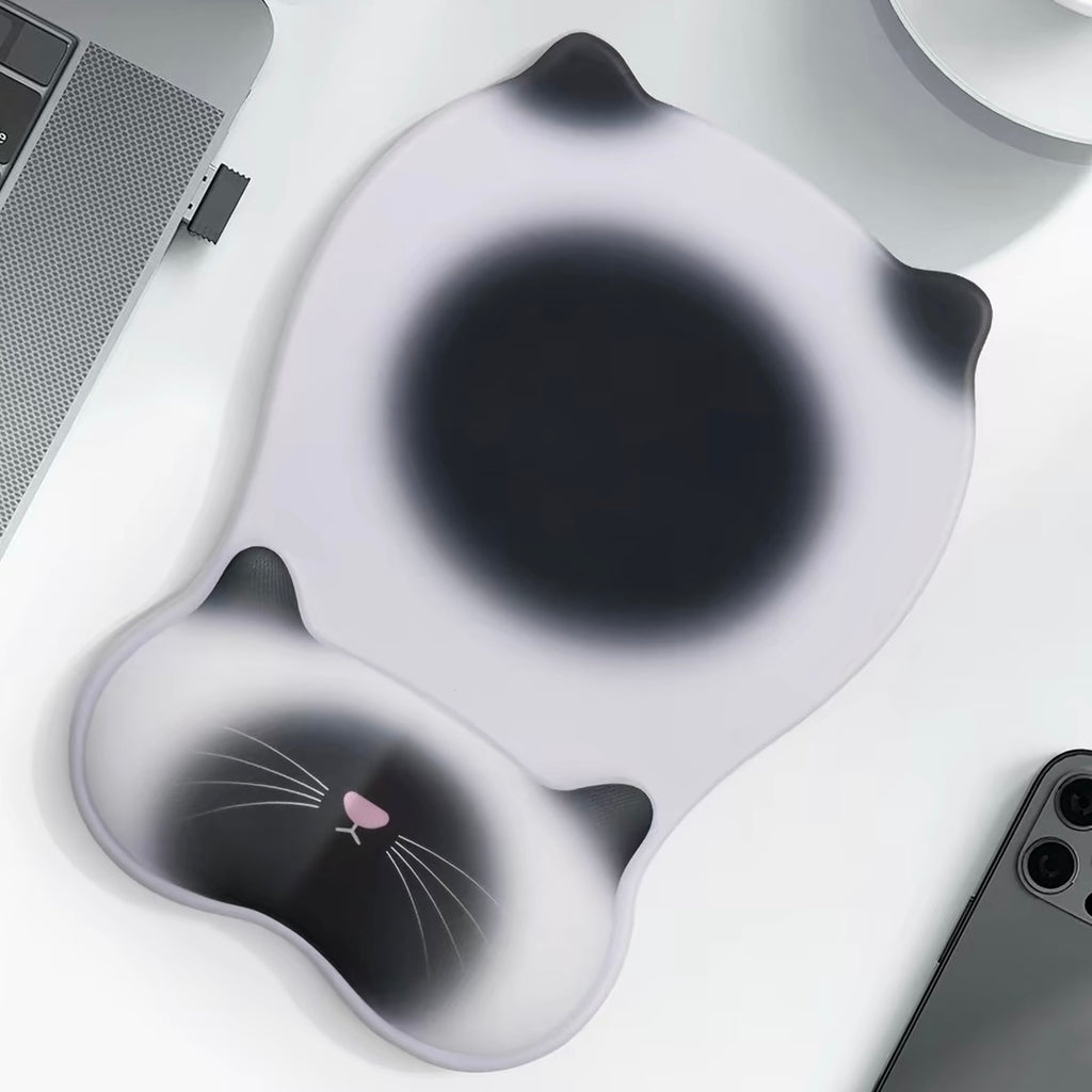 Cozy Cat Mousepad Wrist Rest