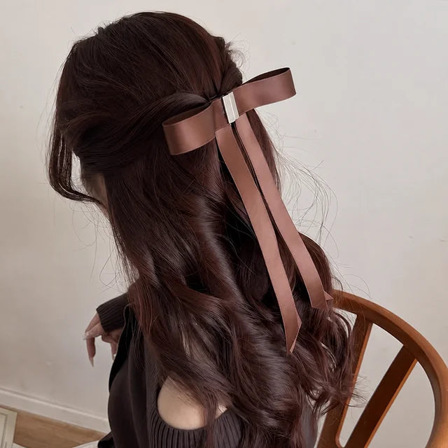 Magnetic Satin Bow Hair Clips