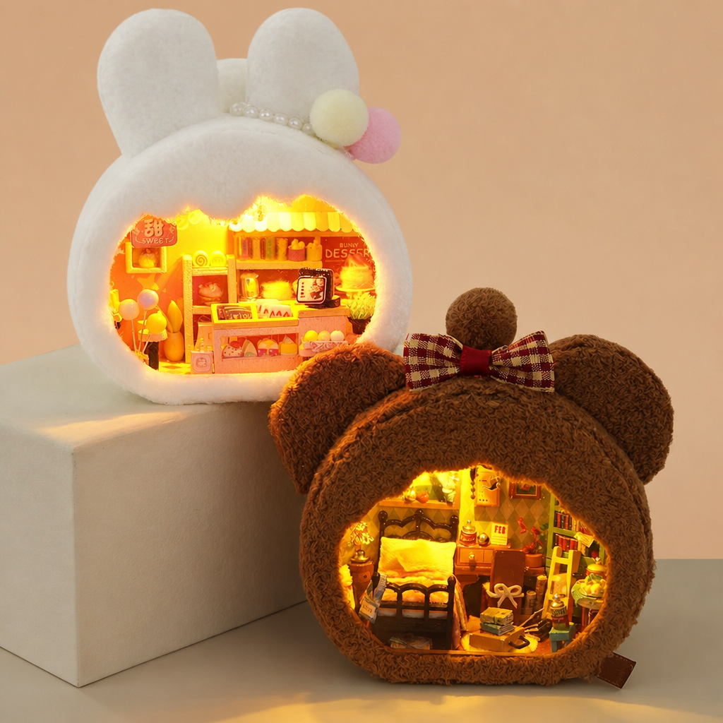 Mini Plush House DIY Diorama Kit