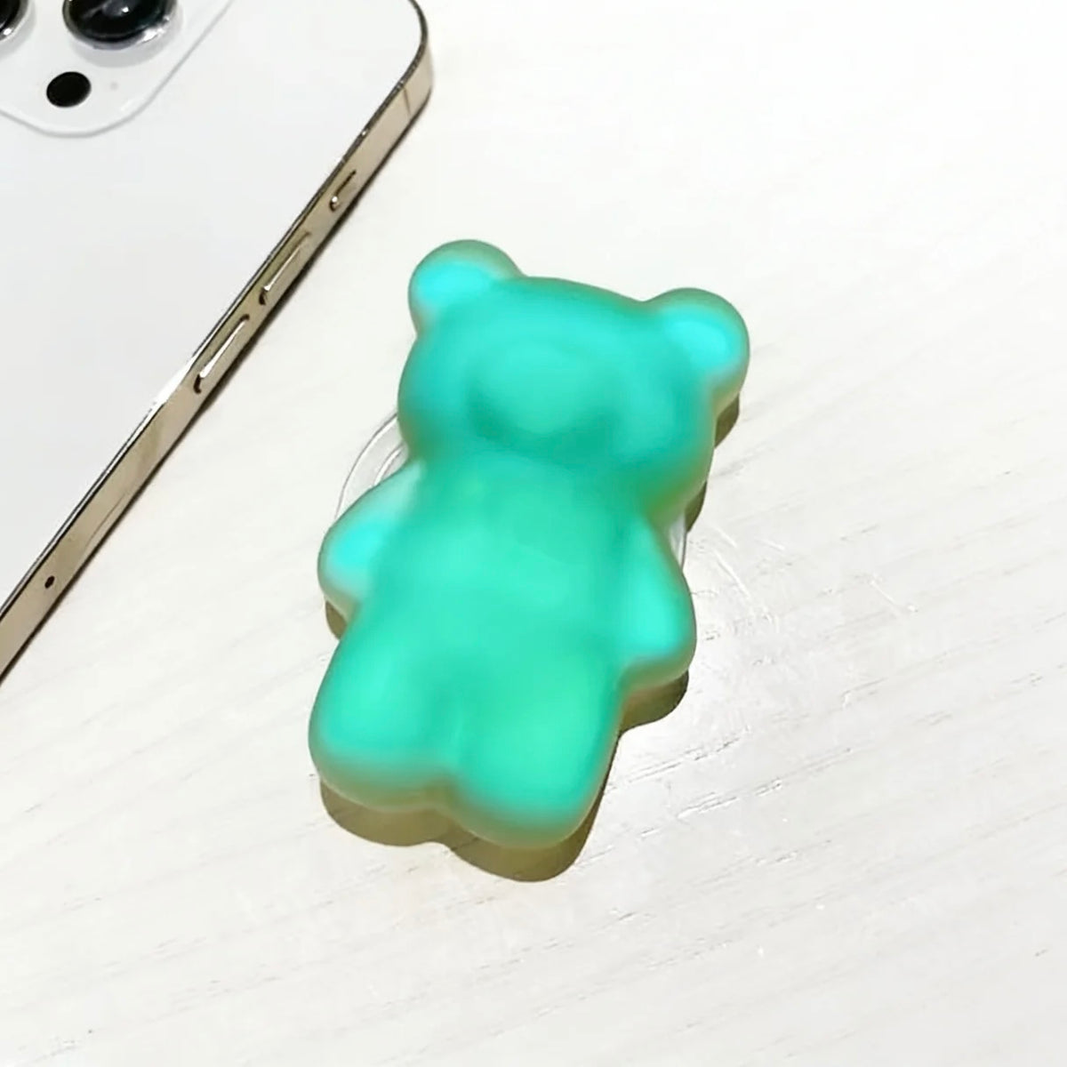 Iridescent Gummy Bear Phone Grip