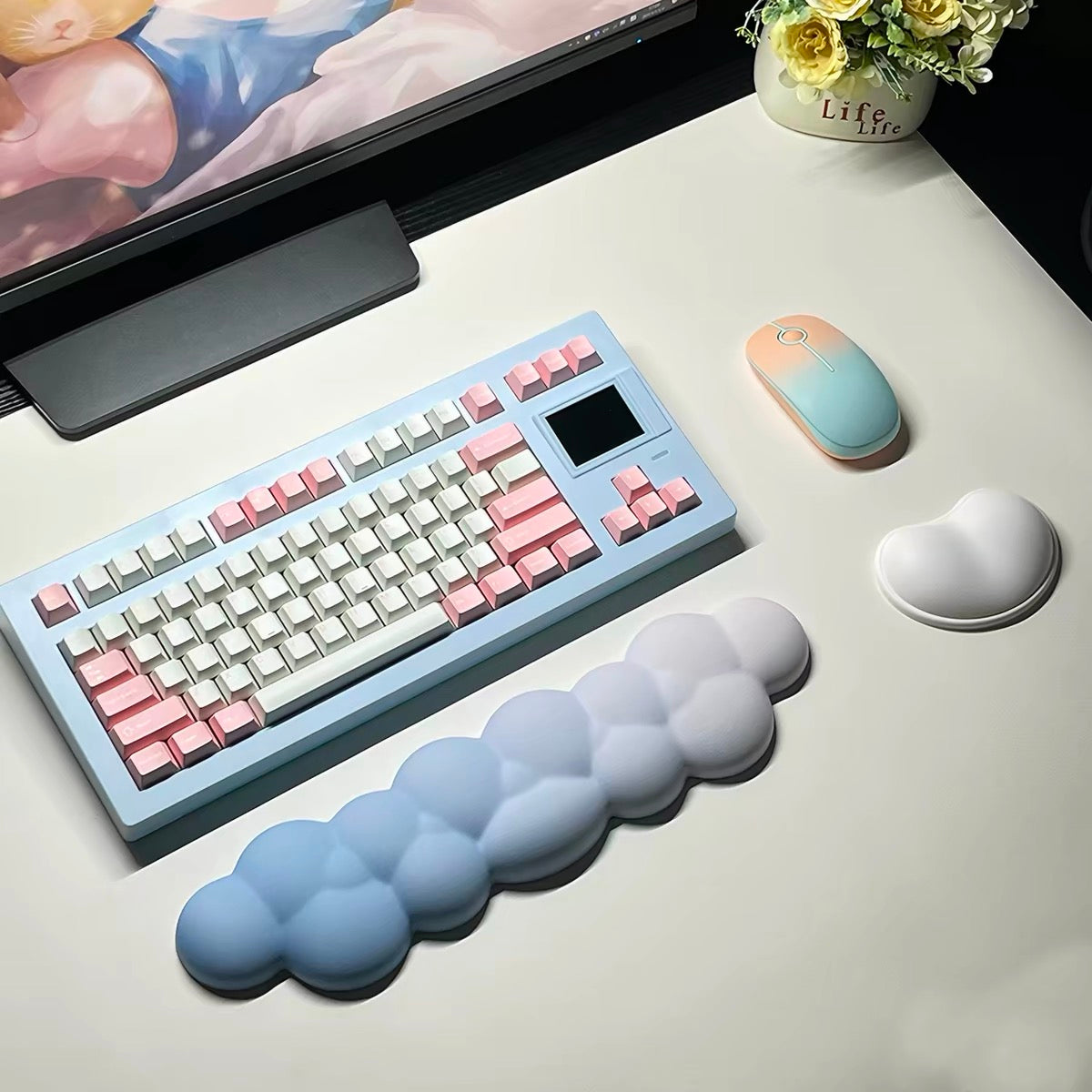 Comfy Cloud Wrist Rest Set