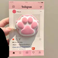 Pastel Cat Paw Magnetic Phone Grip