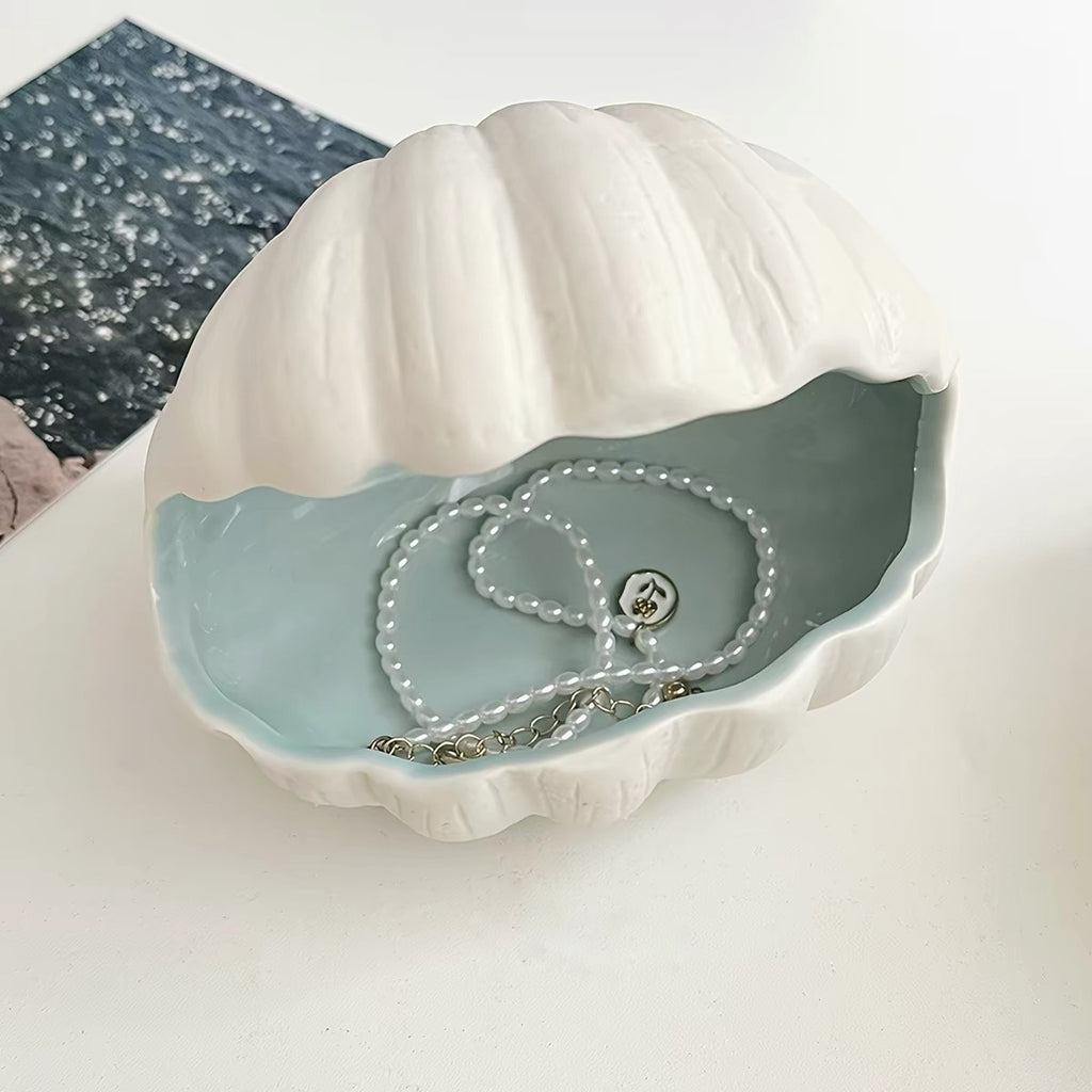 Sea Shell Ceramic Decorative Trinket Trays