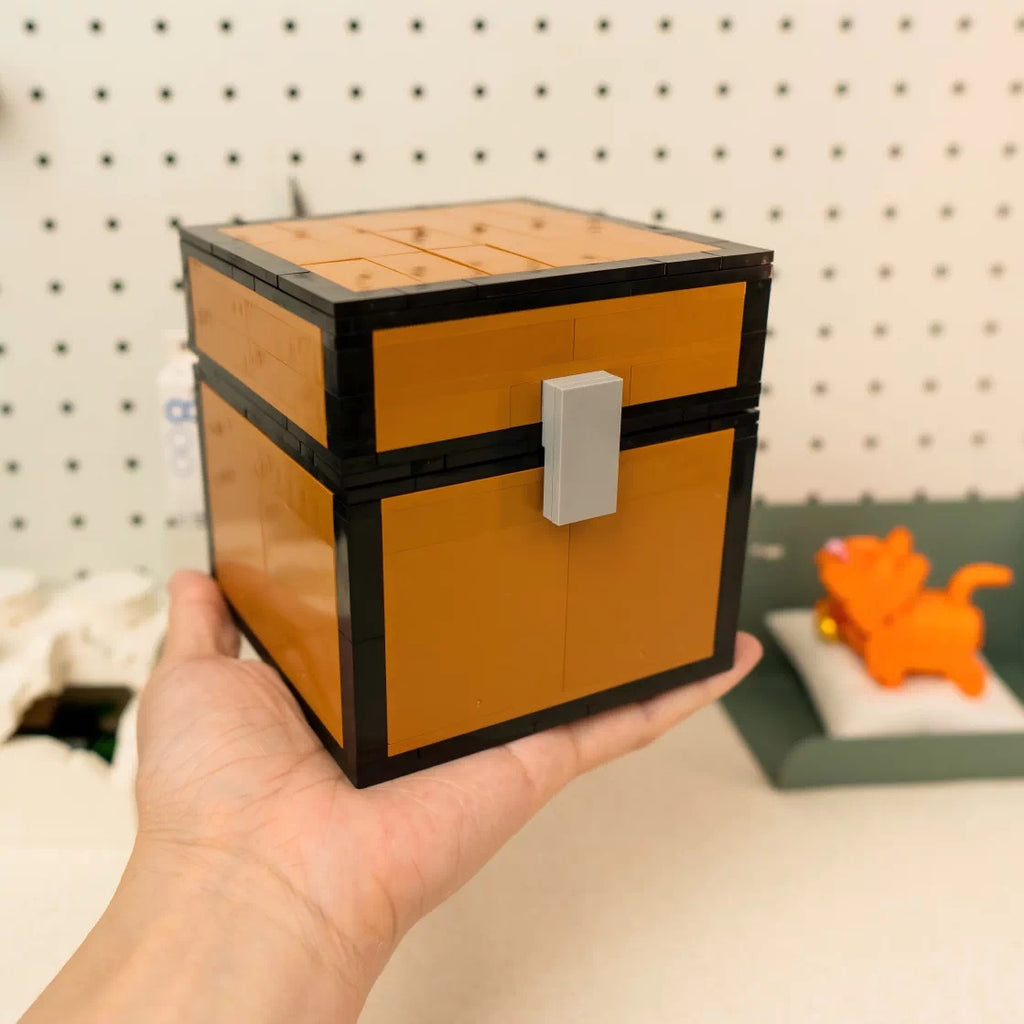 Brick Pixel Minecraft Chest Storage Box