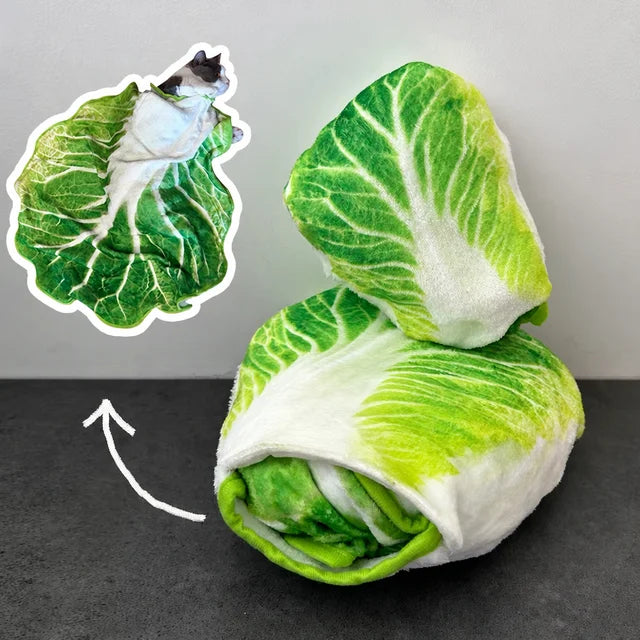 Bok Choy Cabbage Blanket