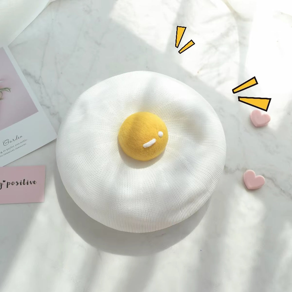 Sunny Side Egg Beret