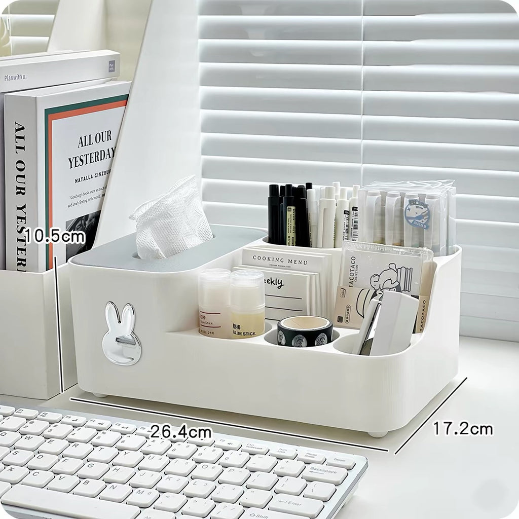 Bunny Motif 3-in-1 Desk Tidy