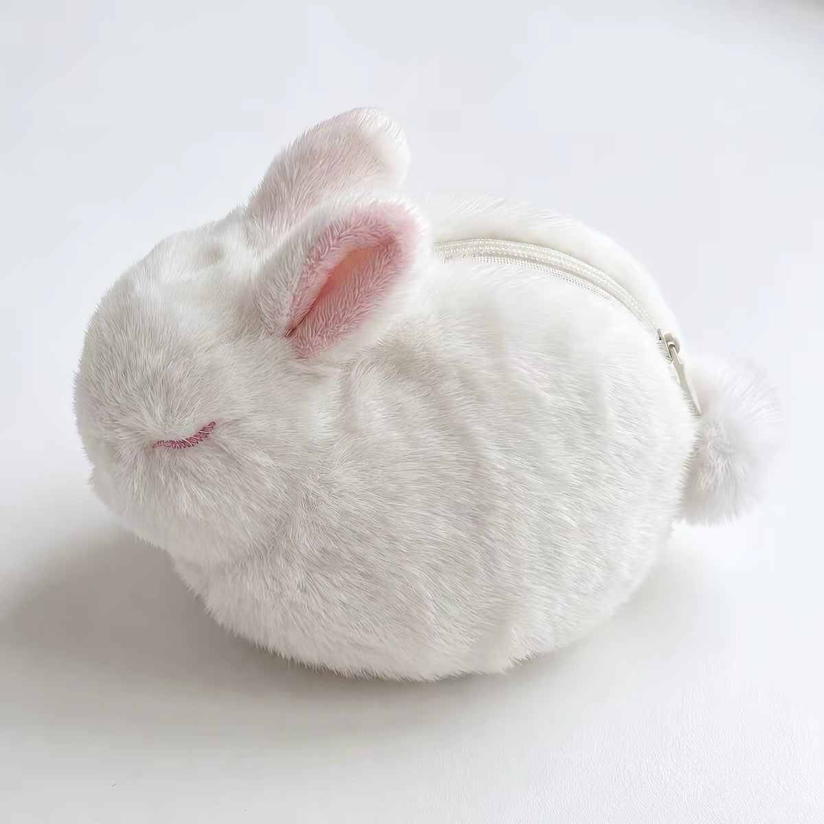 Bunny Plush Keychain Pouch