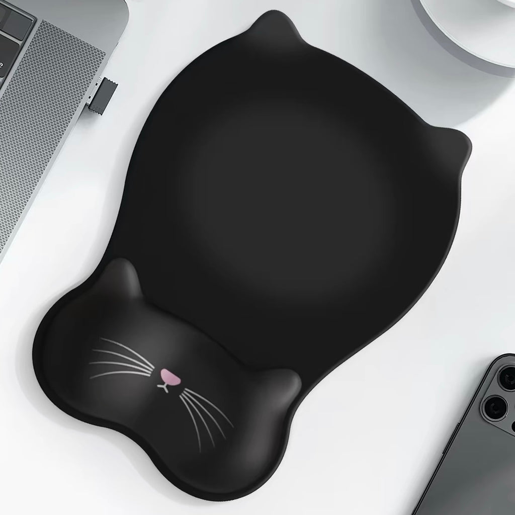 Cozy Cat Mousepad Wrist Rest