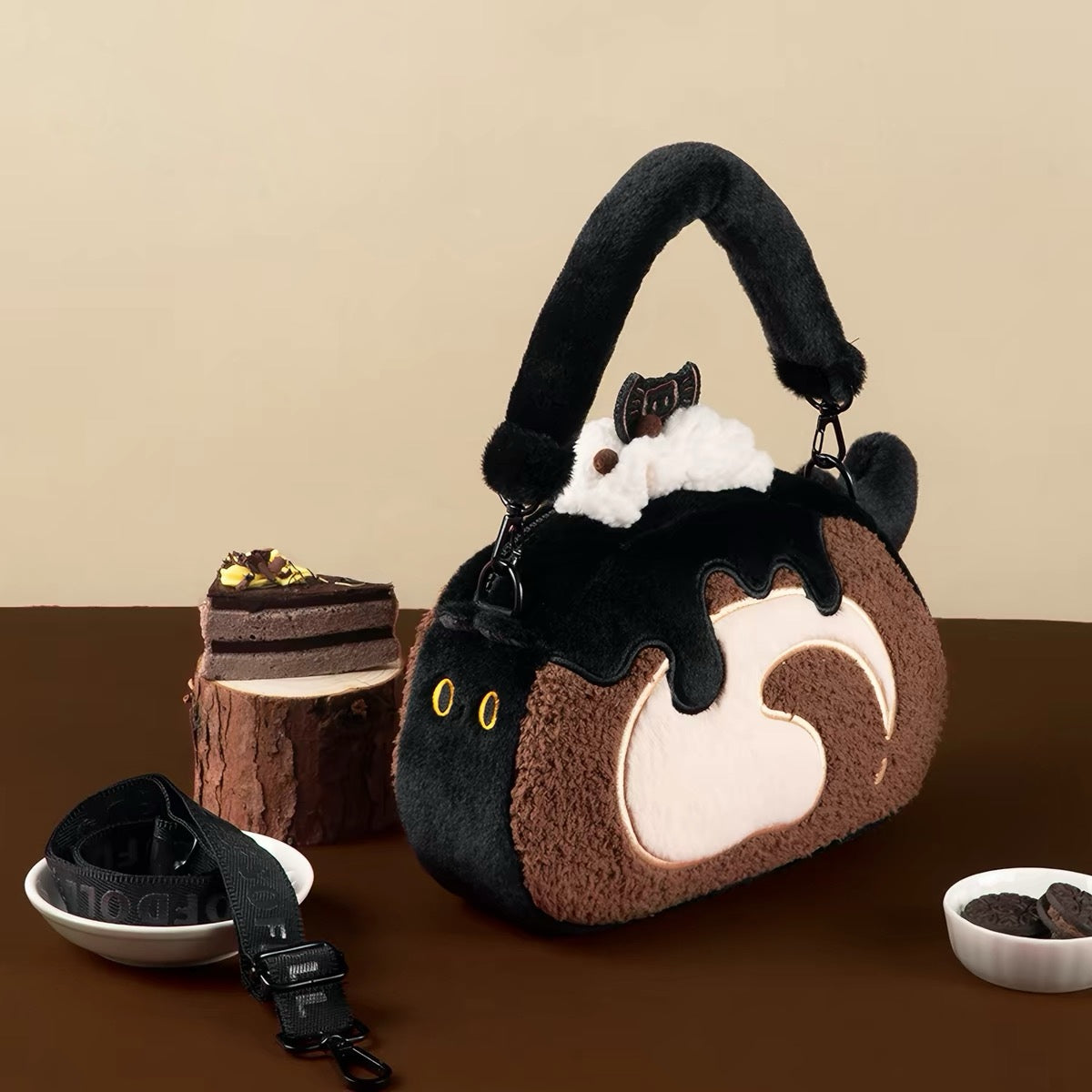 Kitten Swiss Roll Bag