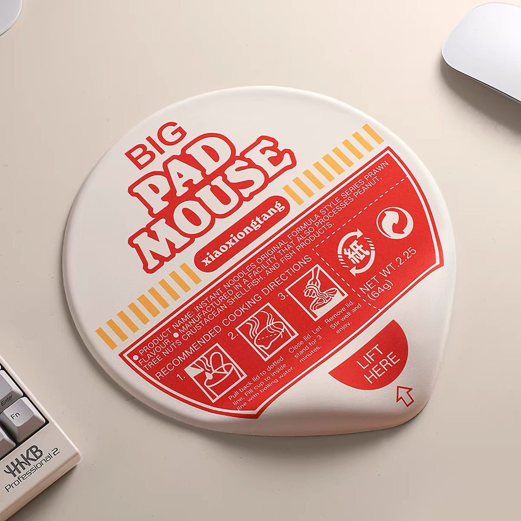 PAD MOUSE Cup Noodle Desk Rest & Mousepad Set