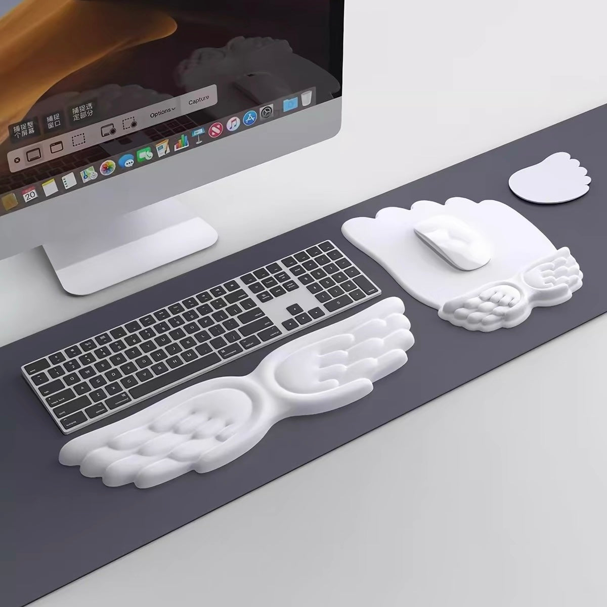 Angel Wings Wrist Rest & Mousepad