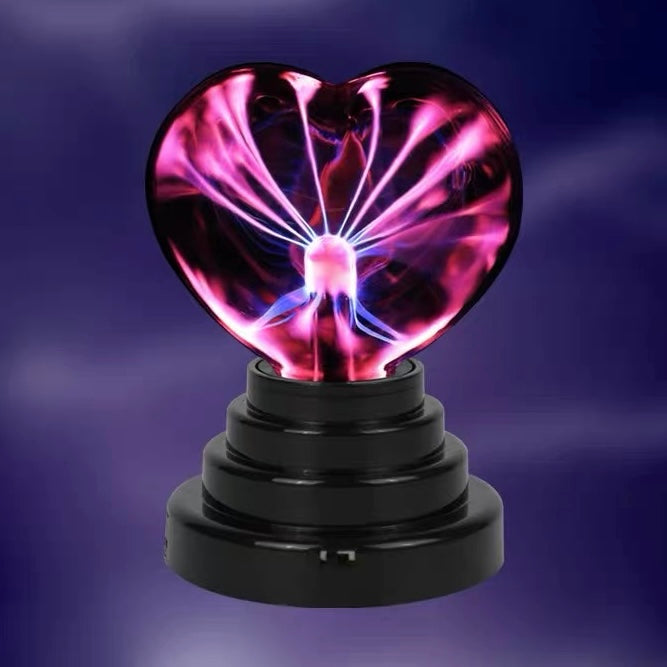 Heart Plasma Ball Lamp