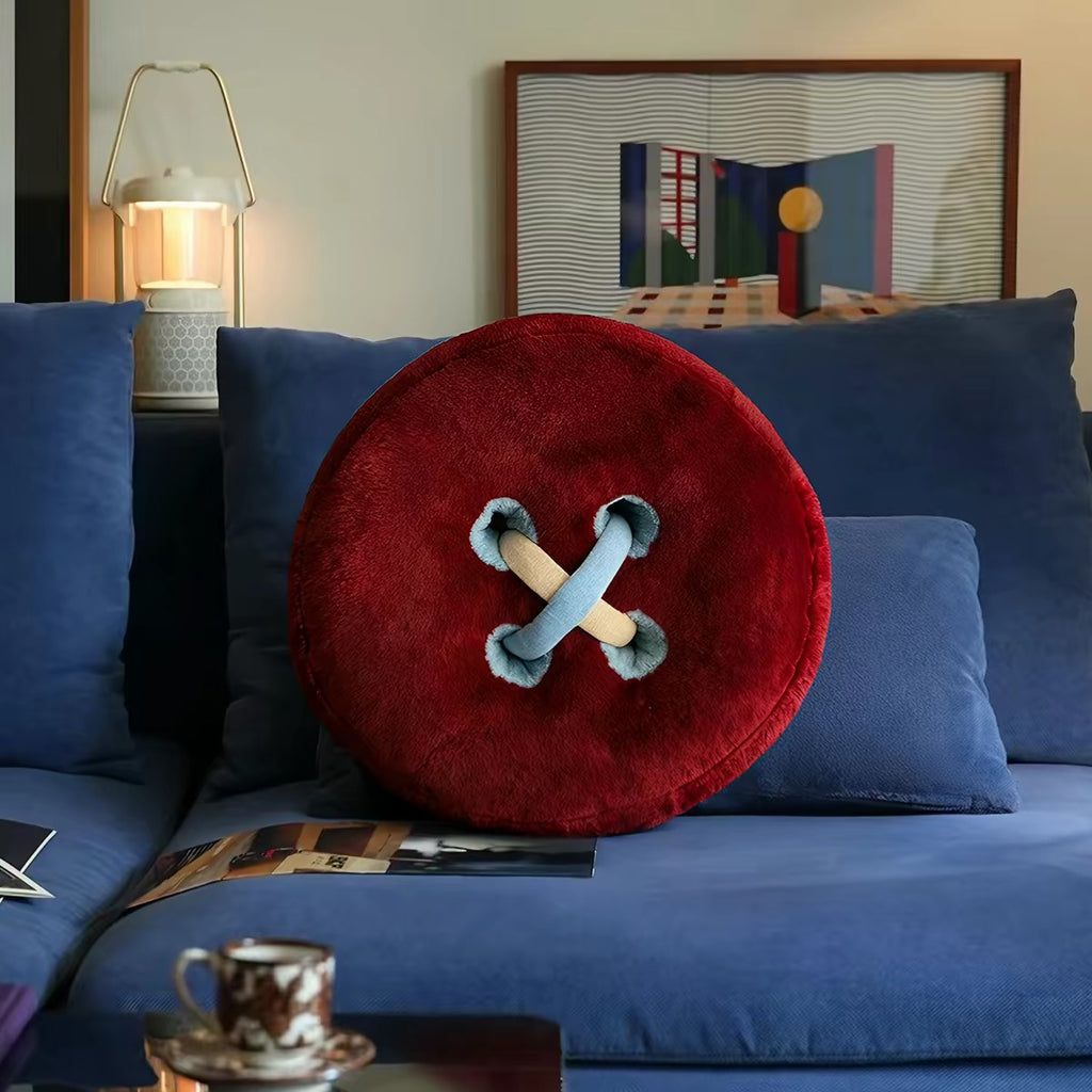 Round Tufted Button Cushion