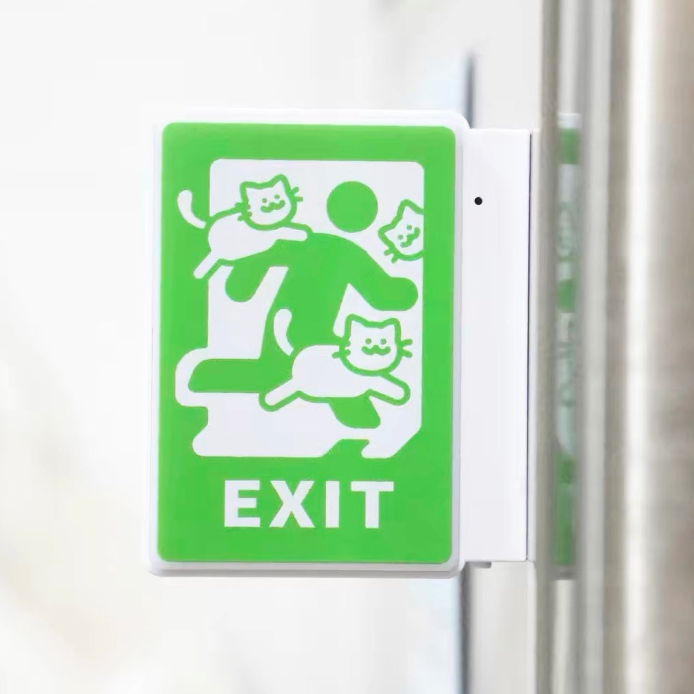 ITUDIO Safety Exit Light Fridge Magnet