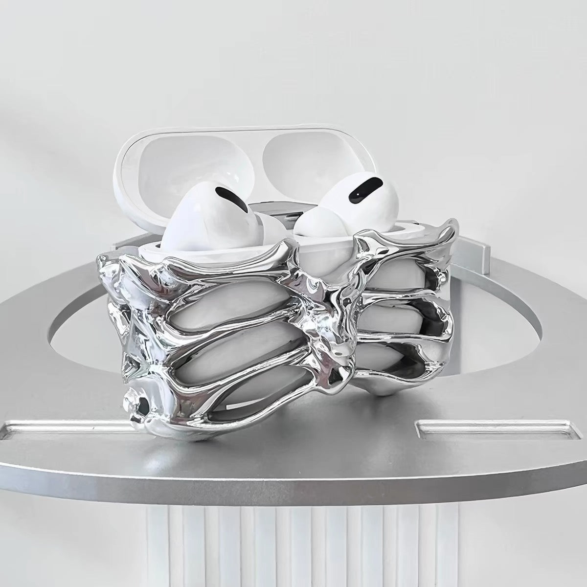 LAPUVAVA Sculpted Skeletal AirPods Case