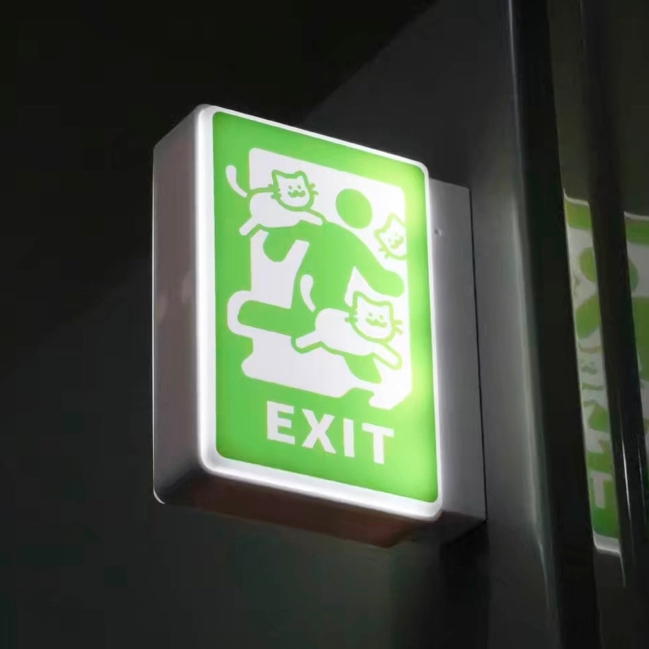 ITUDIO Safety Exit Light Fridge Magnet