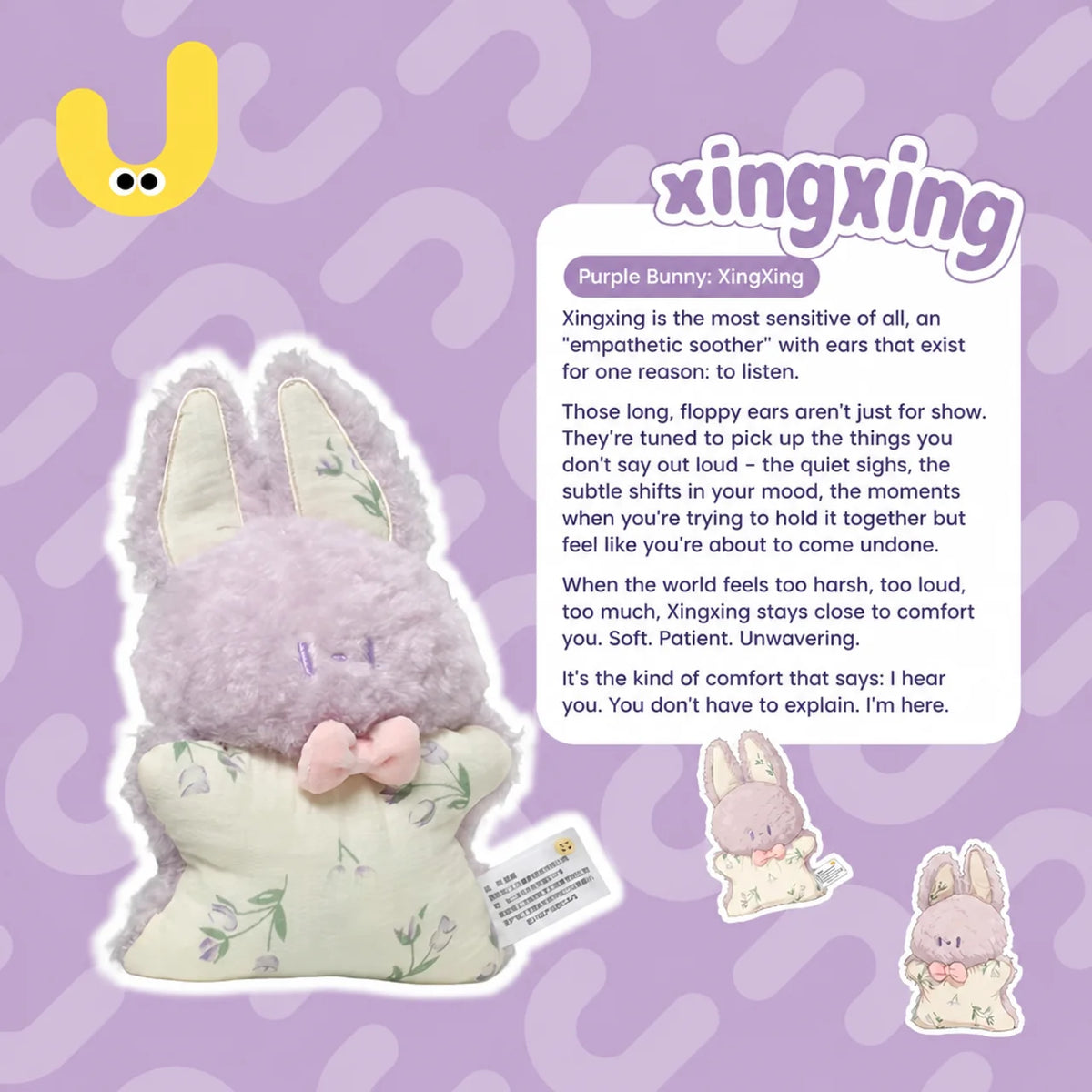 Jooki Palm Size Beanie Baby Plushie