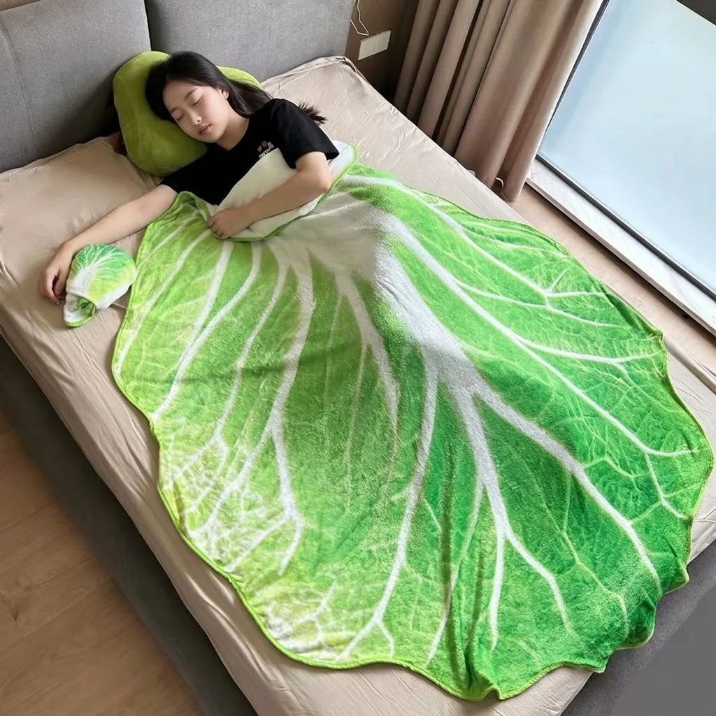 Bok Choy Cabbage Blanket