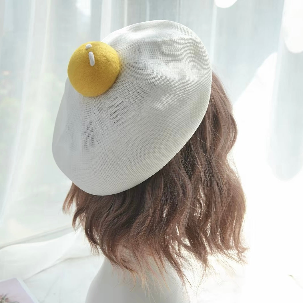 Sunny Side Egg Beret