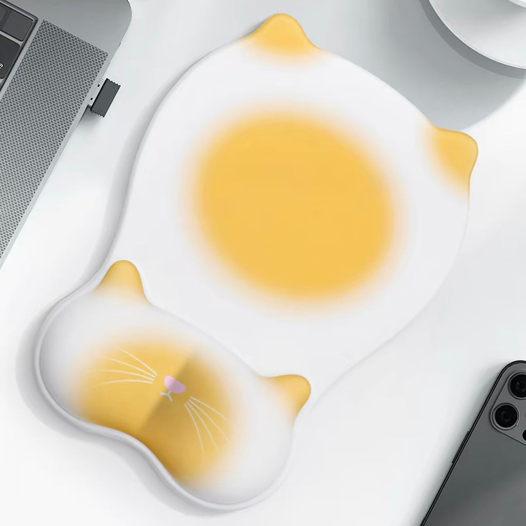 Cozy Cat Mousepad Wrist Rest