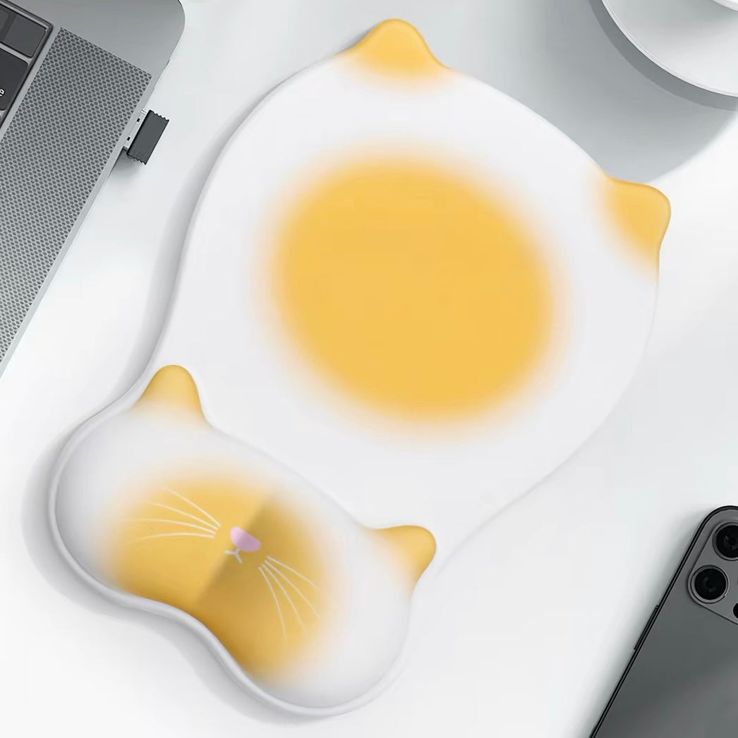 Cozy Cat Mousepad Wrist Rest