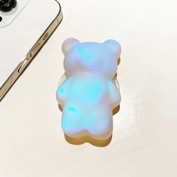 Iridescent Gummy Bear Phone Grip