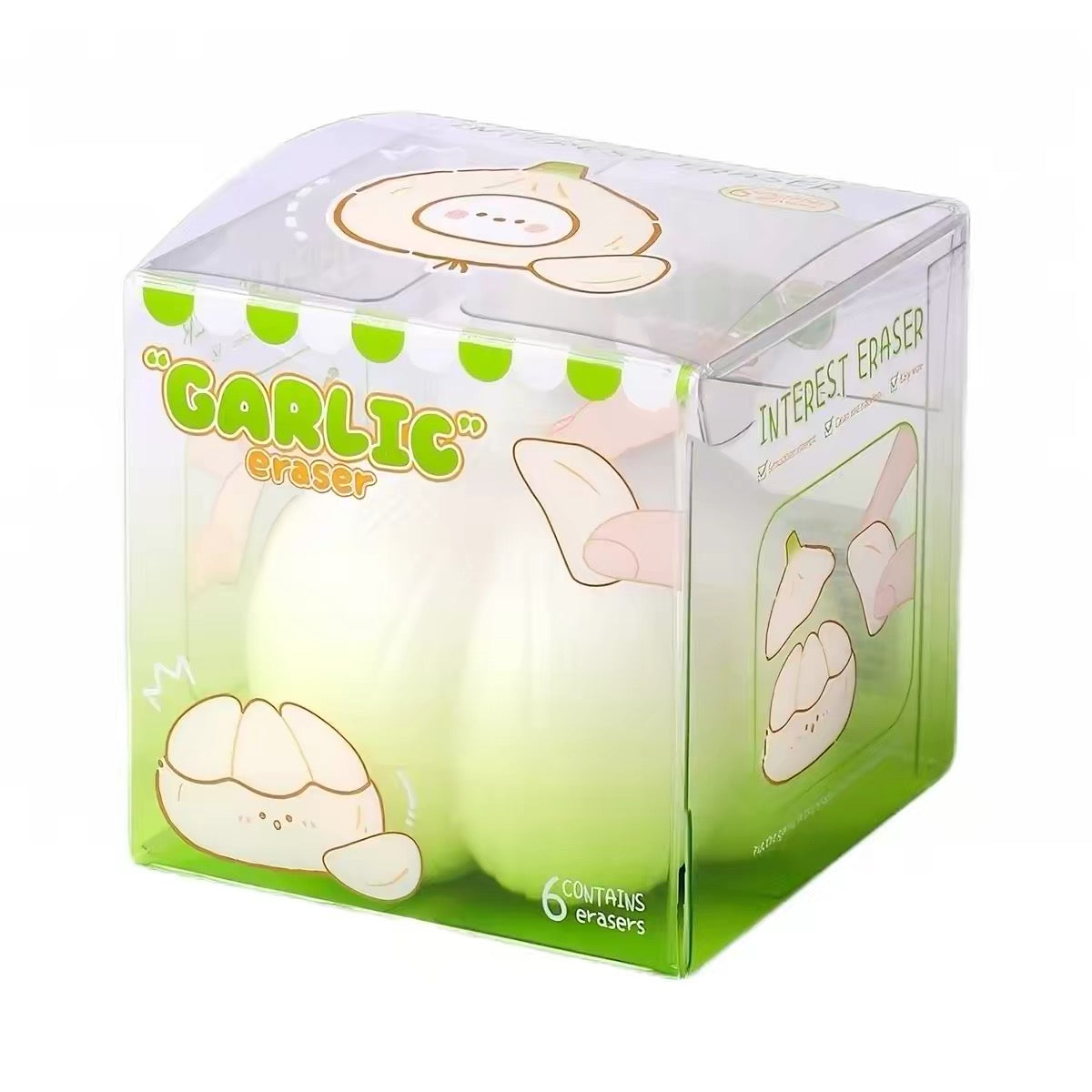 Garlic Clove Erasers
