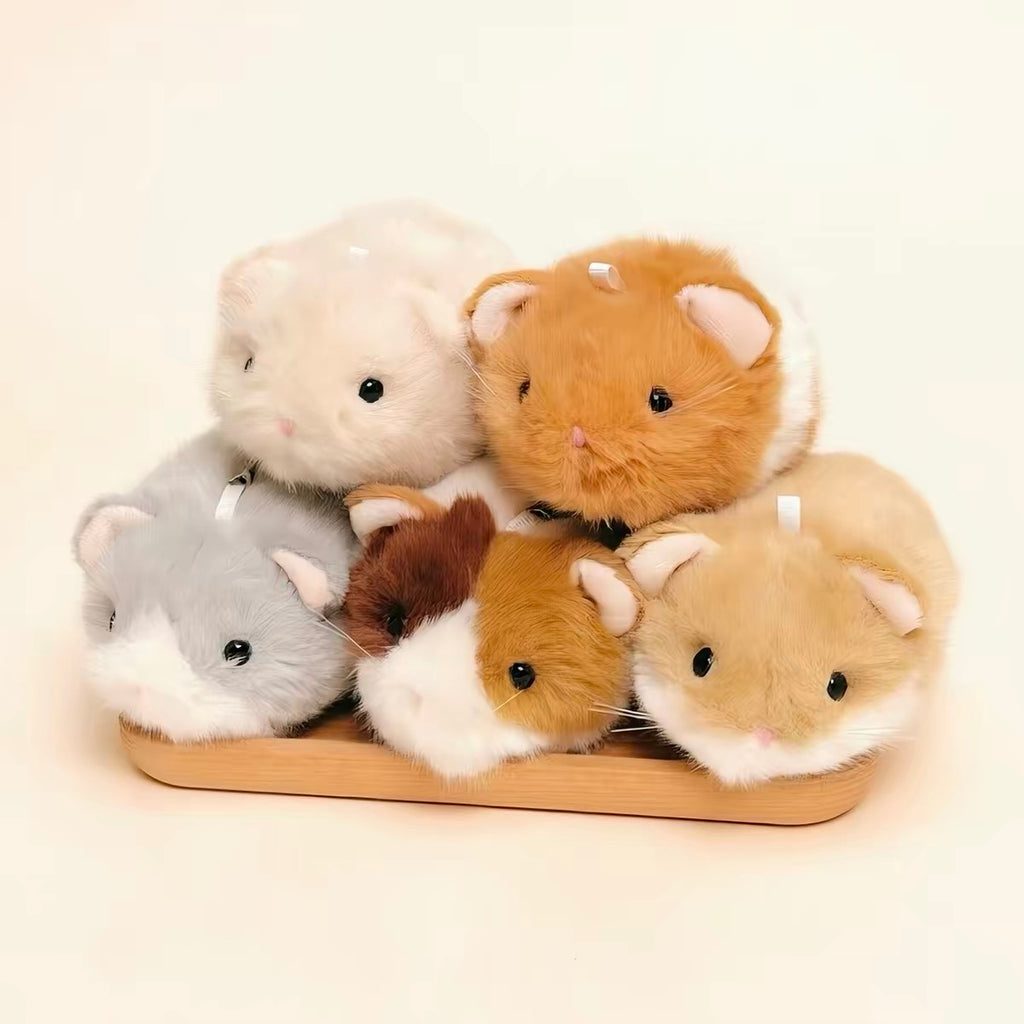 Hamster Plush Keychain