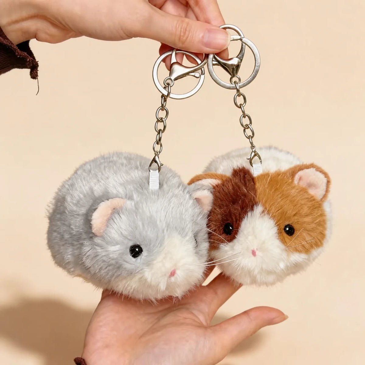 Hamster Plush Keychain
