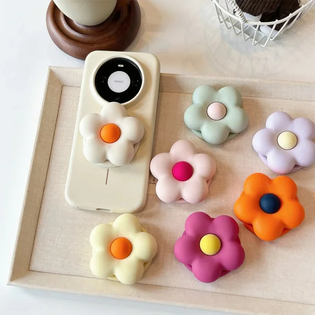 3D Flower Magnetic Phone Grip