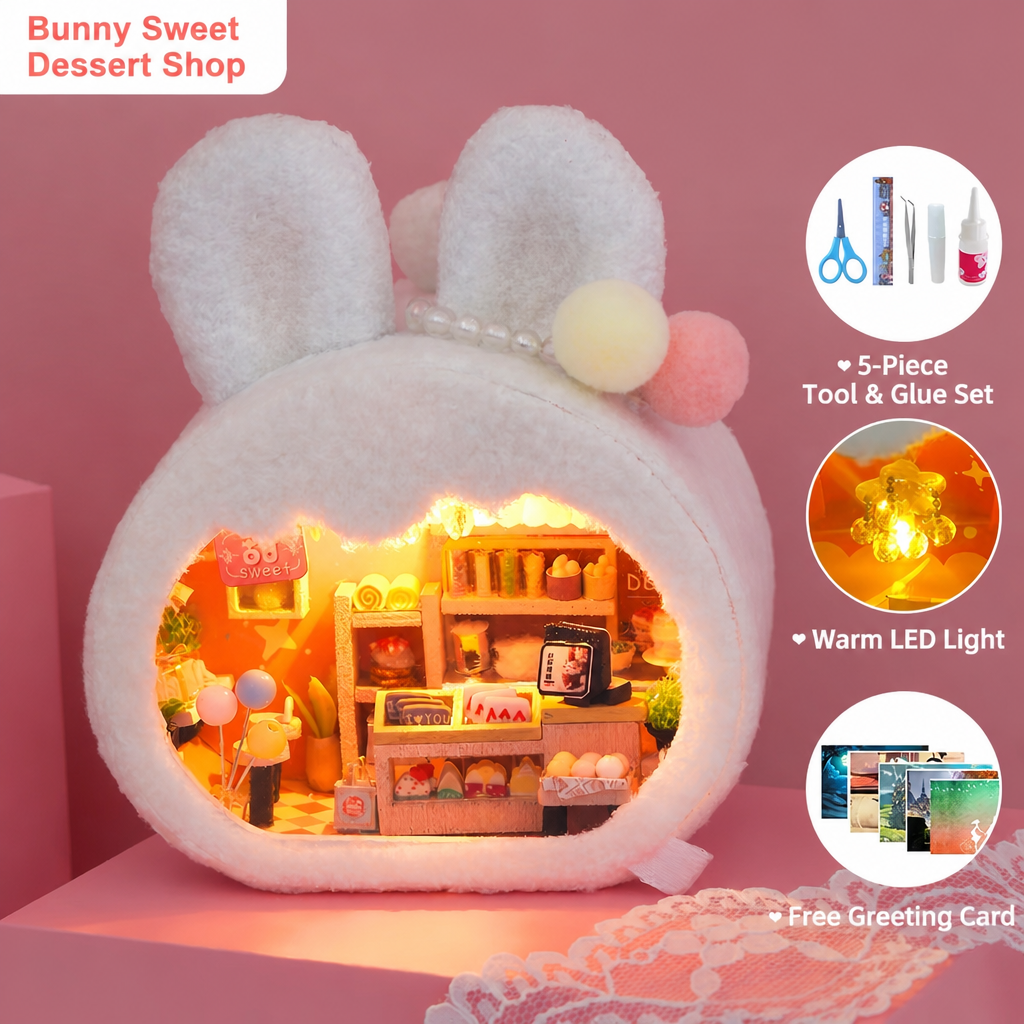 Mini Plush House DIY Diorama Kit