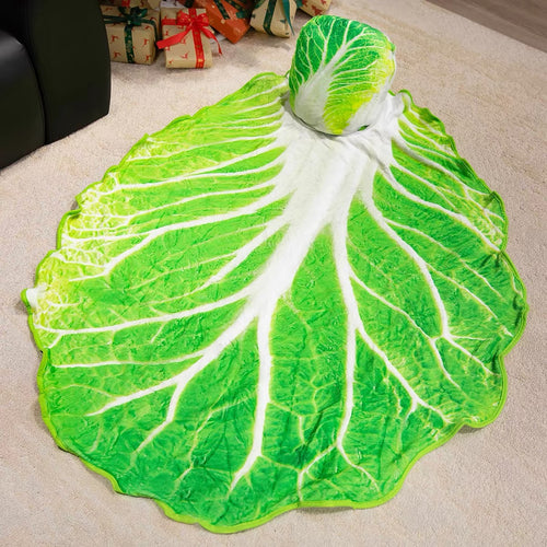 Bok Choy Cabbage Blanket