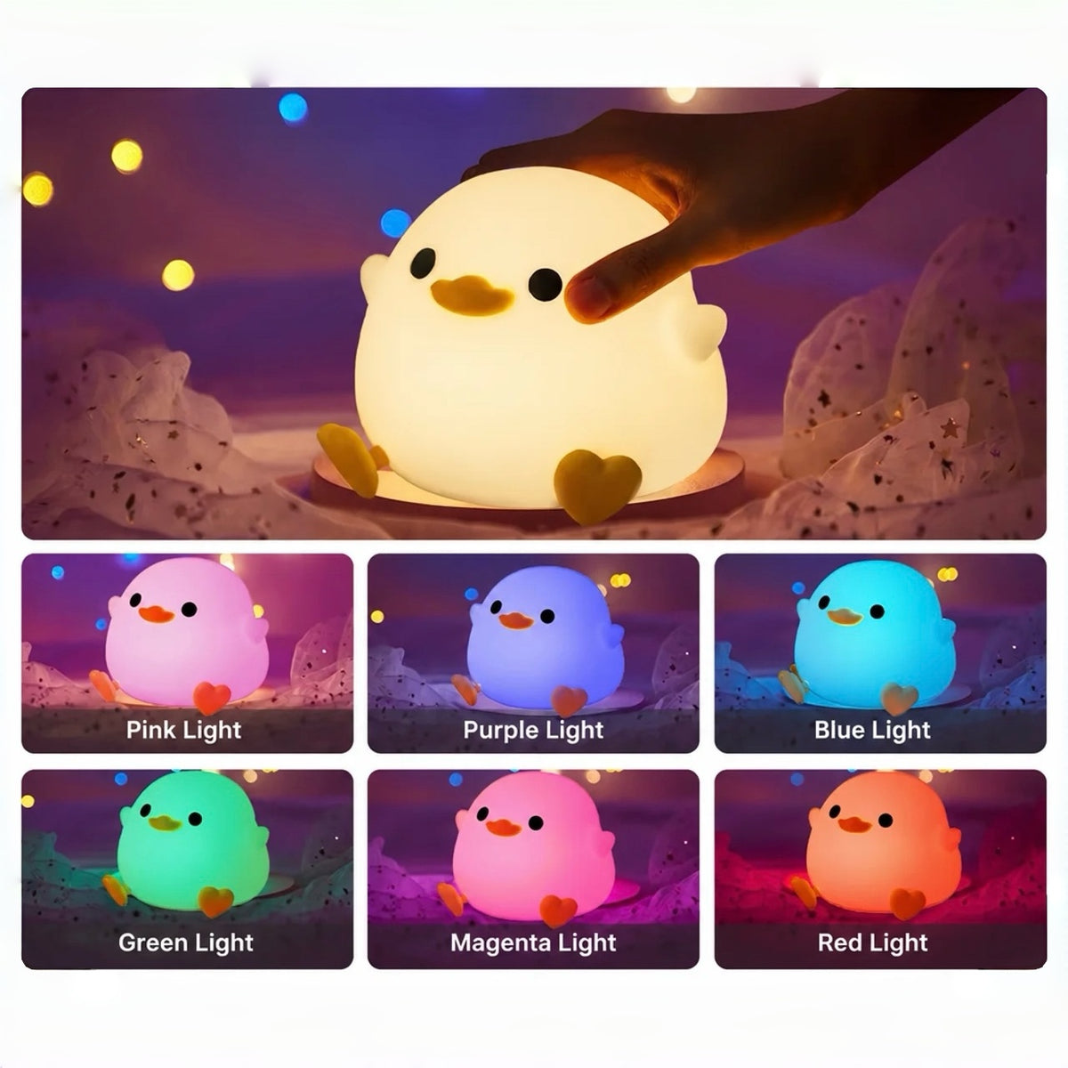 Little Duckling Night Light Lamp