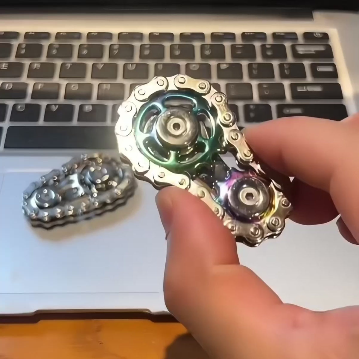 Metal Gear Fidget Spinner Toy